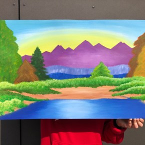 Landschaft in Arbeit